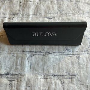 BULOVA GREY HARD AND SOFT SHEEL FLAP OVER SUNGLASS OR EYEGLASS CASE